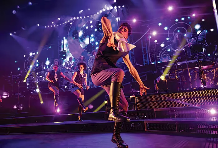 Espetáculo de dança no palco
